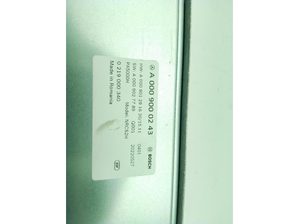A0009000243 MODULO ELECTRONICO MERCEDES BENZ CLASE C T-MODEL (S206)|Desguaces La Cabaña