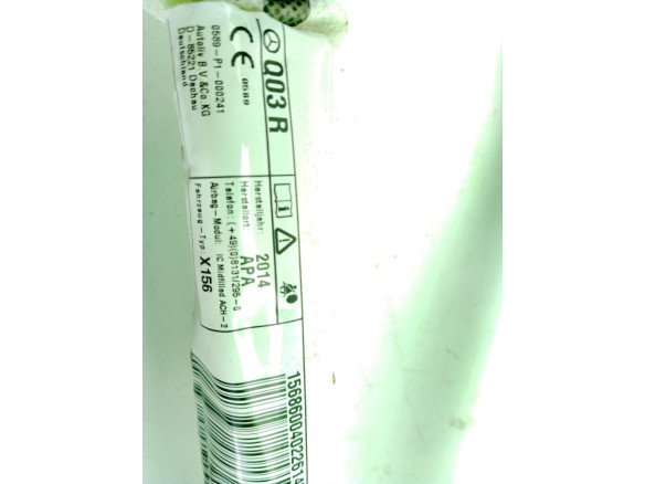 A162481021434215163 AIRBAG CORTINA DER MERCEDES BENZ CLASE GLA (X156)|Desguaces La Cabaña