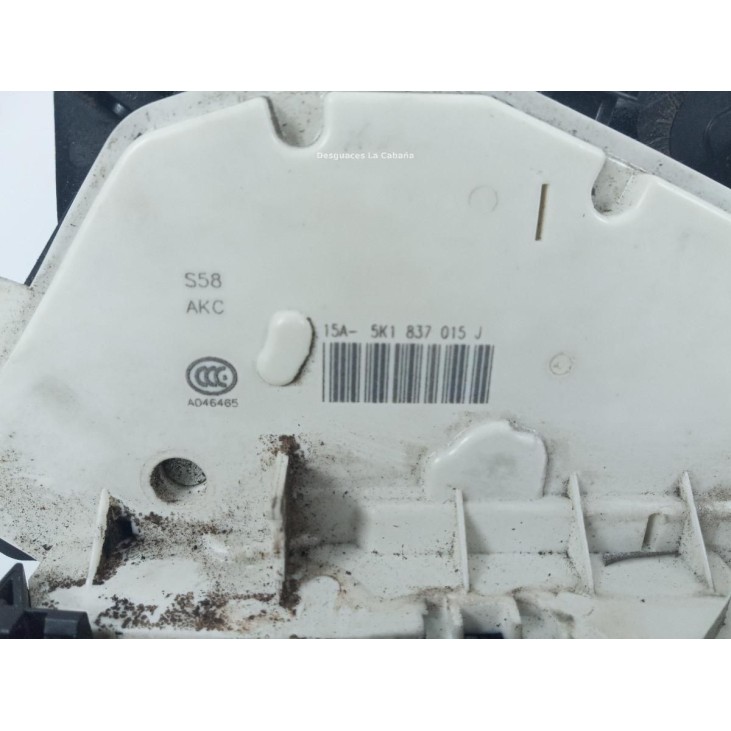 5K1837015J CERRADURA PUERTA LAT DEL IZQ SEAT LEON (5F1) |Desguaces La Cabaña