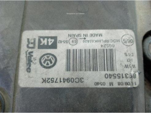 3C0941752K FARO DERECHO VW PASSAT (3C2)|Desguaces La Cabaña