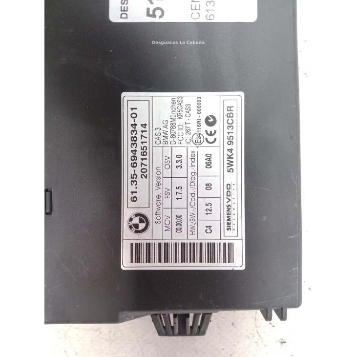 6135694383401 CENTRALITA MOTOR BMW 5 (E60) |Desguaces La Cabaña