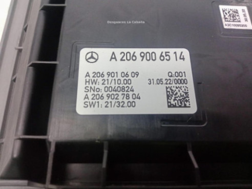   PANTALLA MULTIMEDIA MERCEDES BENZ CLASE C T-MODEL (S206)|Desguaces La Cabaña