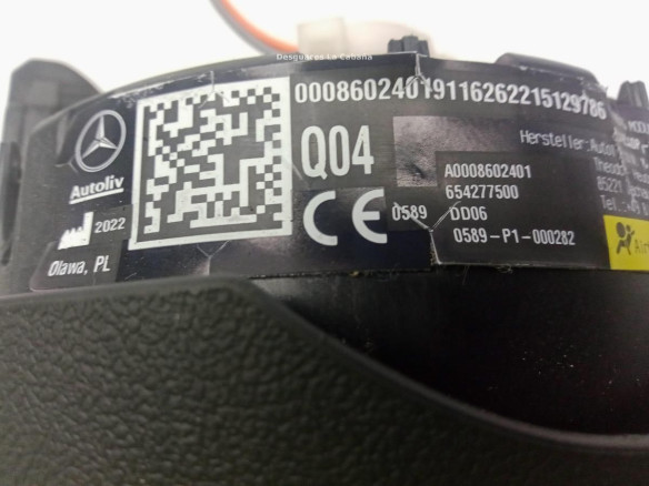  A0008602401 AIRBAG IZQ MERCEDES BENZ CLASE C T-MODEL (S206)|Desguaces La Cabaña