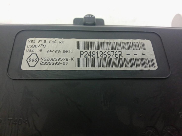  P248106976R CUADRO INSTRUMENTOS RENAULT KANGOO Express (FW0/1_)|Desguaces La Cabaña