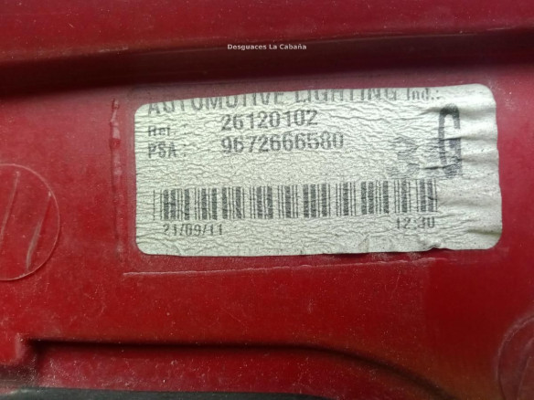  9672666580 PILOTO TRA IZQ EXT PEUGEOT 5008|Desguaces La Cabaña