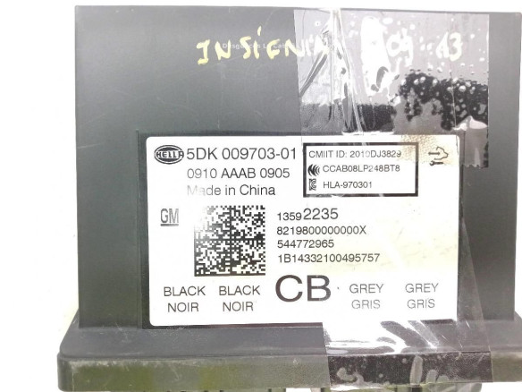 13592235CB CENTRALITA MOTOR OPEL INSIGNIA A (G09) |Desguaces La Cabaña