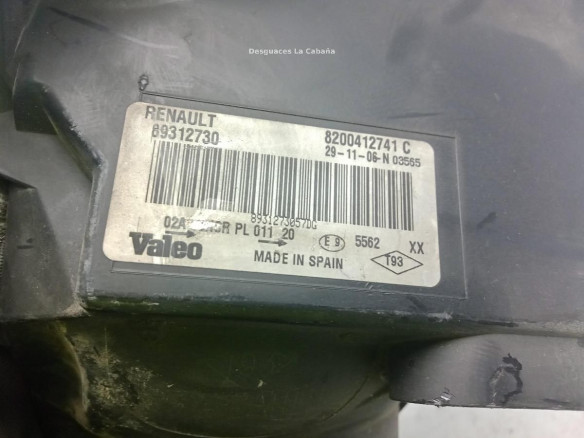 8200412741C FARO IZQUIERDO RENAULT MEGANE II (BM0/1_, CM0/1_)|Desguaces La Cabaña