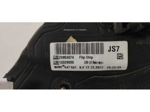 13329090 ESPEJO IZQ OPEL INSIGNIA A (G09) |Desguaces La Cabaña