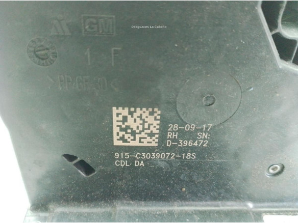 13598385, 915C3039072 CERRADURA PUERTA LAT TRA DER OPEL INSIGNIA B Grand Sport (Z18)|Desguaces La Cabaña