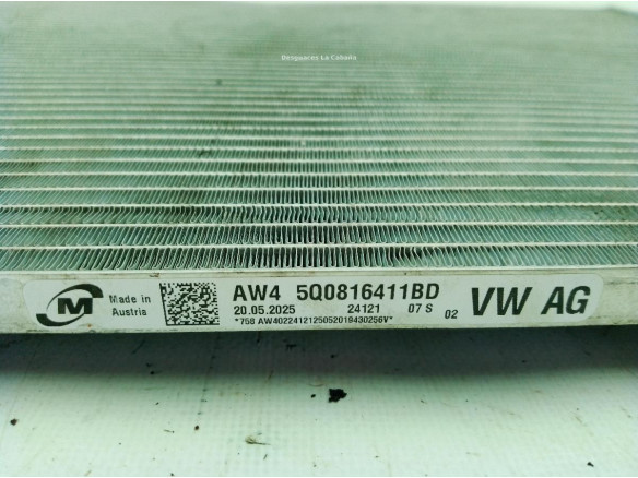5Q0816411BD RADIADOR AIRE ACONDICIONADO VW TAIGO (CS1)|Desguaces La Cabaña