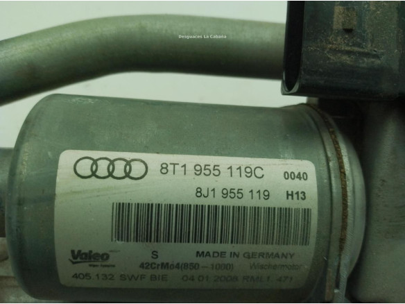 8T1955119C MOTOR LIMPIAPARABRISAS DEL AUDI A5 (8T3)|Desguaces La Cabaña