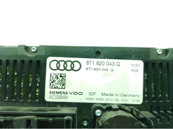 8T1820043Q MANDO CLIMA AUDI A5 (8T3)|Desguaces La Cabaña