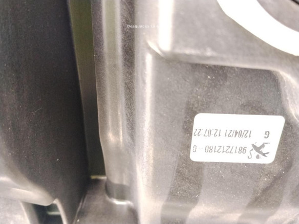  9817212180 ELEVALUNAS PUERTA LAT DEL IZQ OPEL COMBO Limusina (X19)|Desguaces La Cabaña