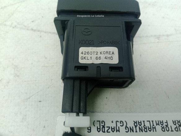  GKL1664H0 INTERRUPTOR WARNING MAZDA 6 Ranchera familiar (GJ, GL)|Desguaces La Cabaña