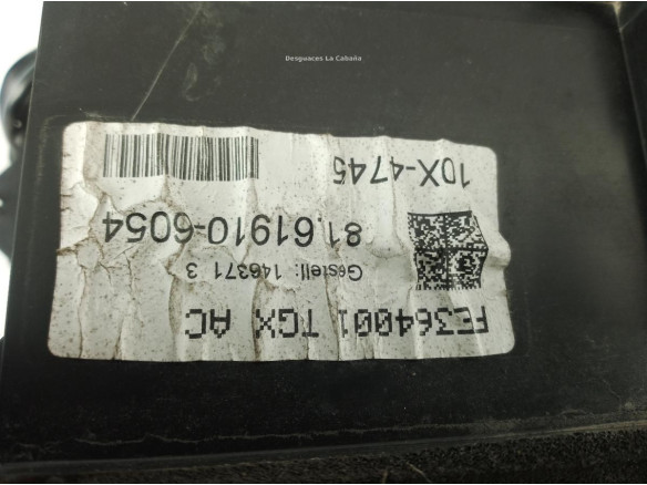 81619106054 CAJA FILTRO AIRE MAN TGX|Desguaces La Cabaña
