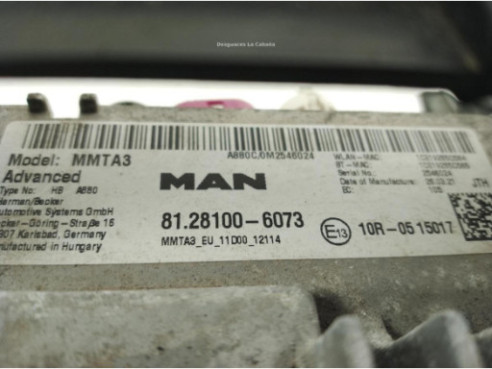 81281006073 MODULO ELECTRONICO MAN TGX II|Desguaces La Cabaña