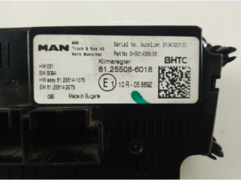 81255086018 MANDO CLIMA MAN TGX II|Desguaces La Cabaña