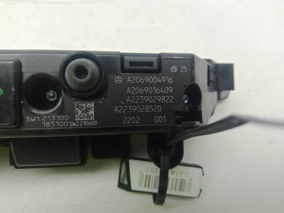  A2069004916 INTERRUPTOR WARNING MERCEDES BENZ CLASE C T-MODEL (S206)|Desguaces La Cabaña