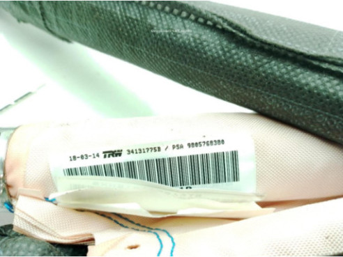 9805768380 AIRBAG CORTINA DER PEUGEOT 308 SW II|Desguaces La Cabaña