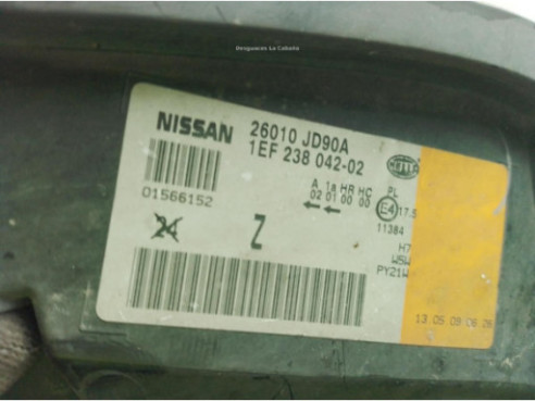 26010JD90A, 1EF23804202 FARO IZQUIERDO NISSAN QASHQAI / QASHQAI +2 I (J10, JJ10)|Desguaces La Cabaña