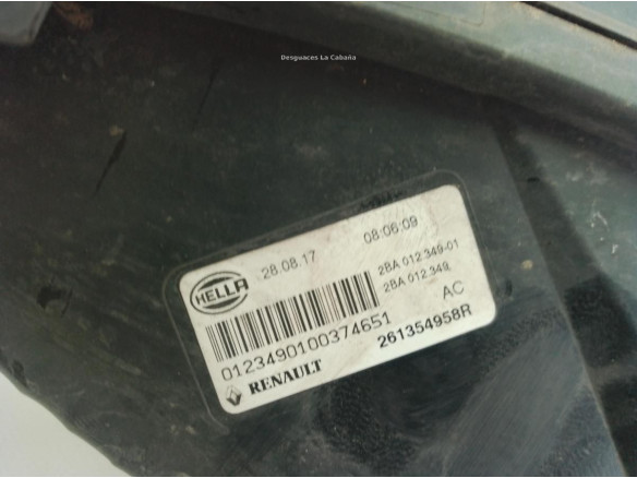 261354958R PILOTO DEL IZQ RENAULT MEGANE IV (B9A/M_)|Desguaces La Cabaña