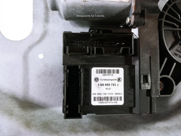 1K0959793J ELEVALUNAS PUERTA LAT DEL IZQ VW CADDY III Furgón (2KA, 2KH, 2CA, 2CH) |Desguaces La Cabaña