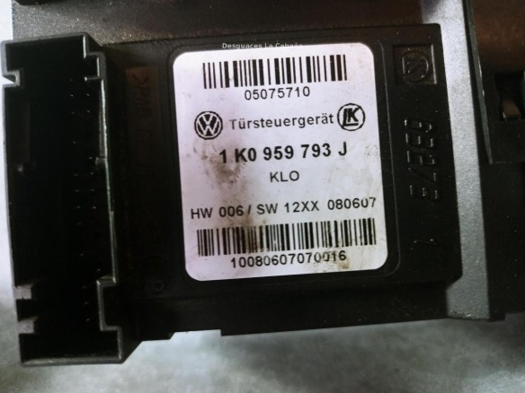 1K0959793J ELEVALUNAS PUERTA LAT DEL IZQ VW CADDY III Furgón (2KA, 2KH, 2CA, 2CH) |Desguaces La Cabaña