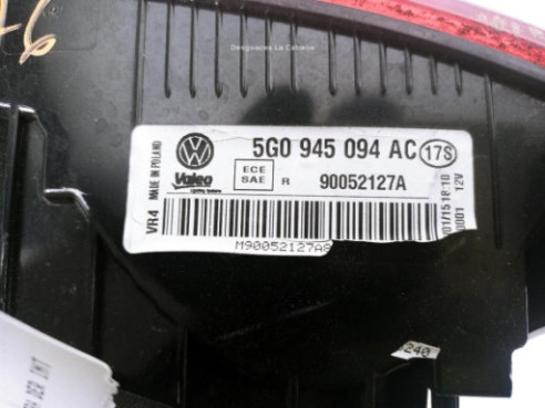 PILOTO TRA DER INT VW GOLF VII (5G1, BQ1, BE1, BE2) |Desguaces La Cabaña