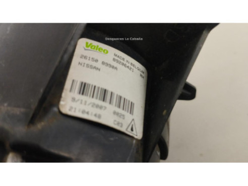 NIEBLA DEL DER NISSAN QASHQAI / QASHQAI +2 I (J10, JJ10)|Desguaces La Cabaña