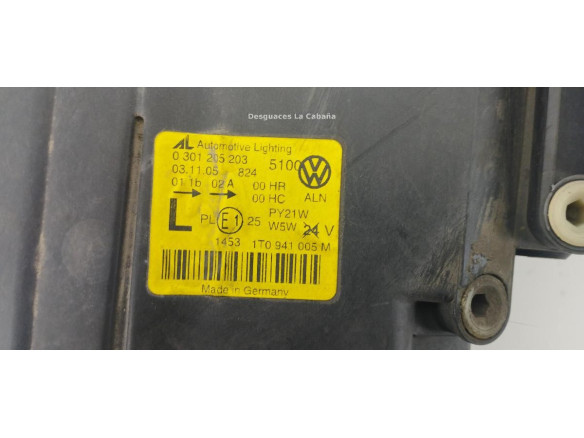 FARO IZQUIERDO VW TOURAN (1T1, 1T2)|Desguaces La Cabaña
