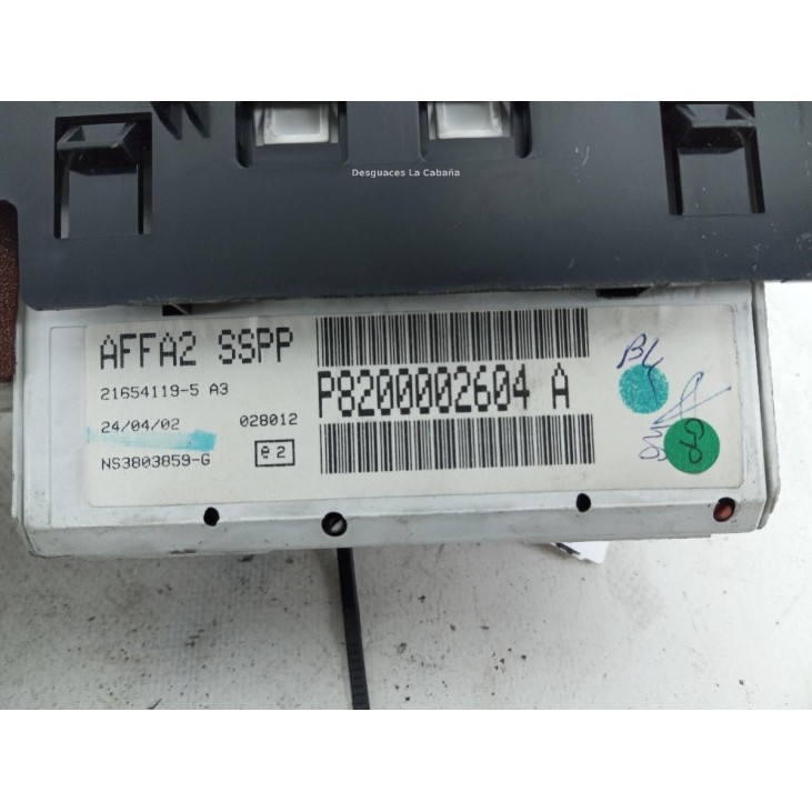8200002604A DISPLAY RENAULT LAGUNA II (BG0/1_) |Desguaces La Cabaña