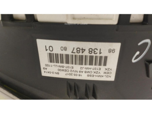 9813848780 CUADRO INSTRUMENTOS PEUGEOT 208|Desguaces La Cabaña