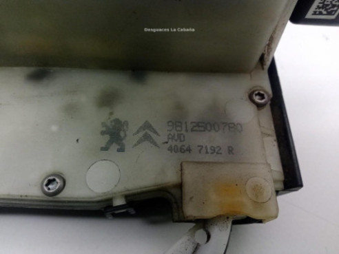 9812500780 CERRADURA PUERTA LAT DEL DER PEUGEOT 208|Desguaces La Cabaña