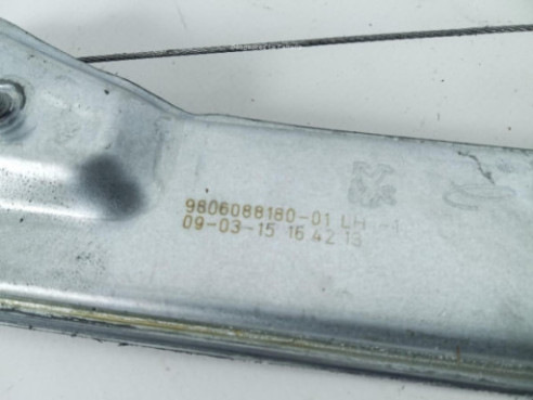 9806088180 ELEVALUNAS PUERTA LAT DEL IZQ PEUGEOT 2008|Desguaces La Cabaña