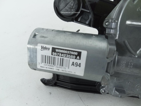 9678423580 MOTOR LIMPIAPARABRISAS TRA PEUGEOT 2008|Desguaces La Cabaña