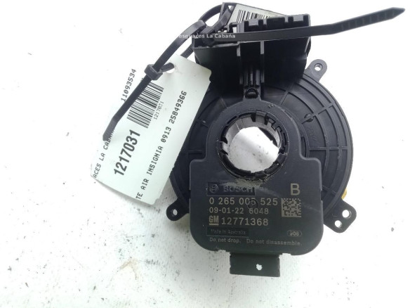 12771368 CARRETE AIRBAG OPEL INSIGNIA A (G09) |Desguaces La Cabaña