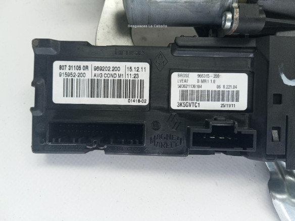 807311050R ELEVALUNAS PUERTA LAT DEL IZQ RENAULT SCÉNIC III (JZ0/1_)|Desguaces La Cabaña