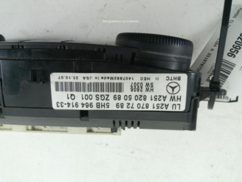 A2518707289 MANDO CLIMA MERCEDES BENZ CLASE GL (X164) |Desguaces La Cabaña