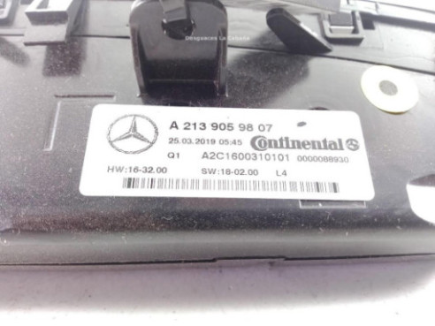 A2139059807 MANDO CLIMA MERCEDES BENZ CLASE E (W213) |Desguaces La Cabaña