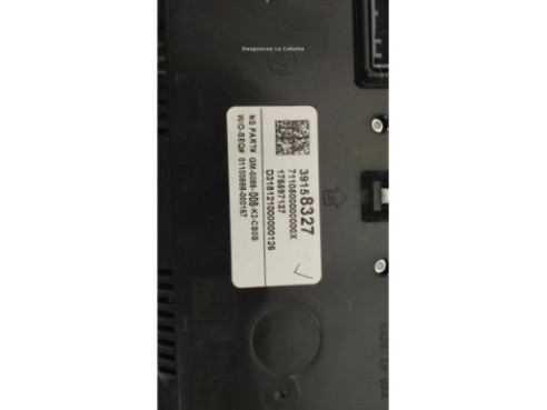 39158327 CUADRO INSTRUMENTOS OPEL INSIGNIA B Grand Sport (Z18)|Desguaces La Cabaña
