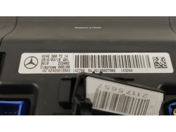 A2469007314 PANTALLA MULTIMEDIA MERCEDES BENZ CLASE GLA (X156)|Desguaces La Cabaña