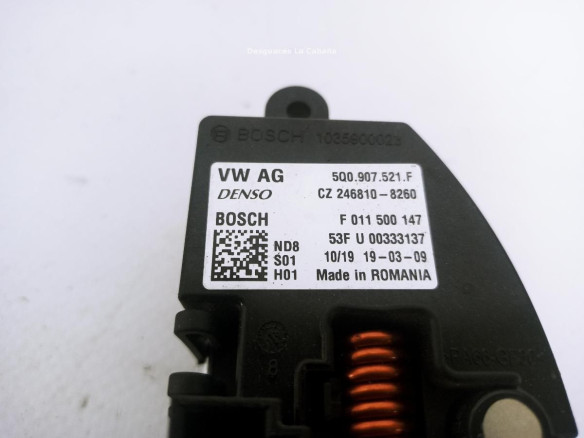 5Q0907521F RESISTENCIA CALEFACCION MAN TGE Furgon|Desguaces La Cabaña