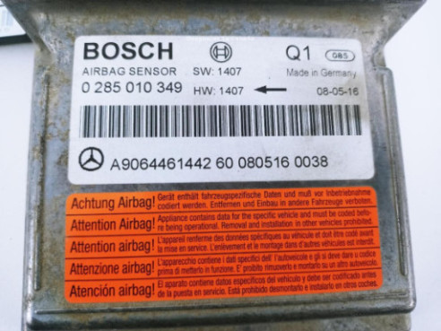 0285010349 CENTRALITA AIRBAG MERCEDES BENZ VIANO (W639)|Desguaces La Cabaña