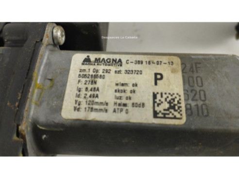 4628312 ELEVALUNAS PUERTA LAT DEL DER ALFA ROMEO MITO (955_)|Desguaces La Cabaña