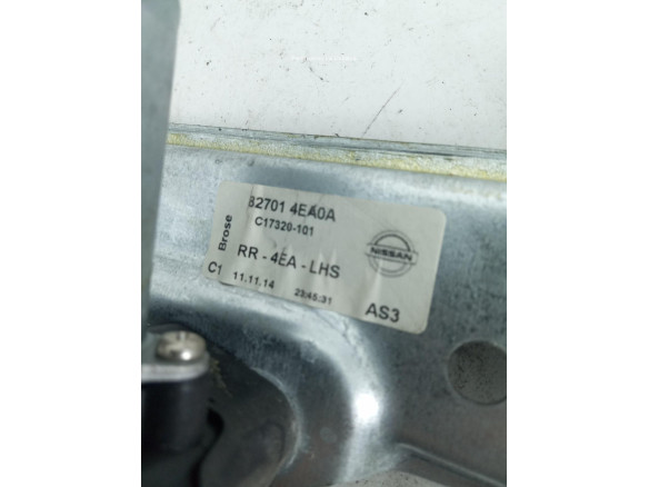 ELEVALUNAS PUERTA LAT TRA IZQ NISSAN QASHQAI II Todo terreno, cerrada (J11, J11_)|Desguaces La Cabaña