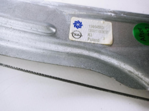 13464553 ELEVALUNAS PUERTA LAT TRA DER OPEL INSIGNIA B Grand Sport (Z18)|Desguaces La Cabaña