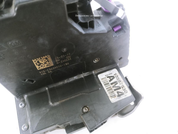 13597530 CERRADURA PUERTA LAT DEL DER OPEL INSIGNIA B Grand Sport (Z18)|Desguaces La Cabaña