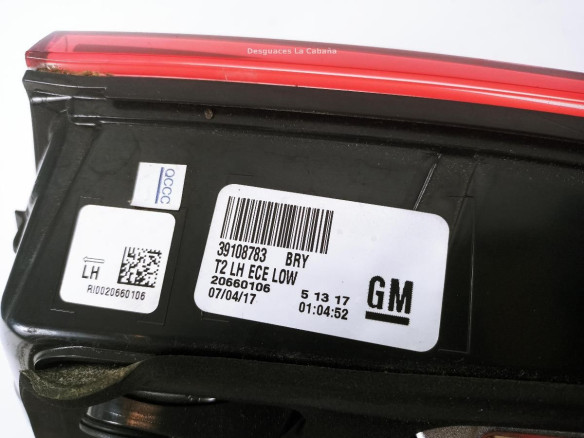 39108783 PILOTO TRA IZQ INT OPEL INSIGNIA B Grand Sport (Z18)|Desguaces La Cabaña
