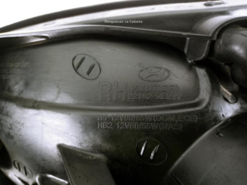 FARO DERECHO HYUNDAI TUCSON (JM)|Desguaces La Cabaña