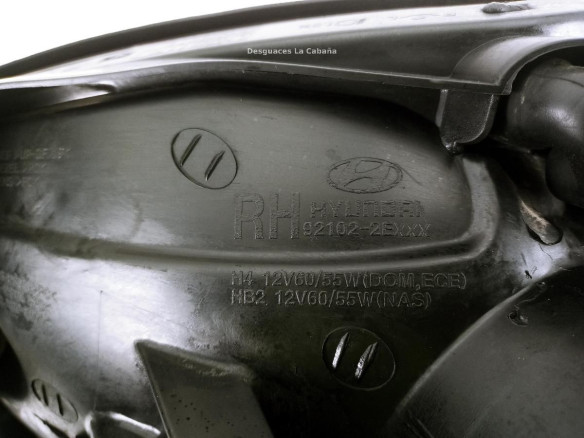 FARO DERECHO HYUNDAI TUCSON (JM)|Desguaces La Cabaña